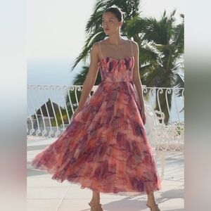 Hutch Amara Gown Soft Peach/Plum